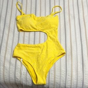Yellow One Piece Swimsuit